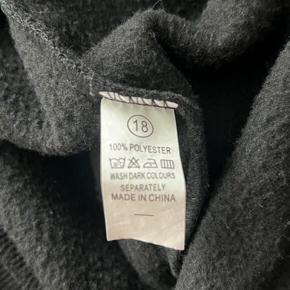 I LOVE TAYLOR Black Long Sleeve Crew Neck Sweatshirt Size XL - Picture 11 of 11